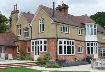 Beauty and charm of Edwardian detailing are throughout this period country house
