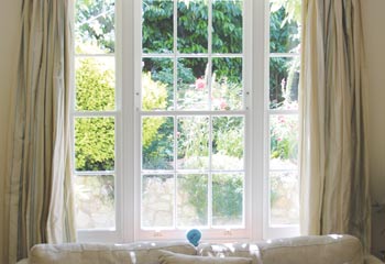 Slim triple sash window otherwise known as Queen Anne Style
