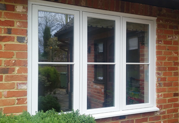 Cottage Style Triple Casement with one horizontal glazing bar