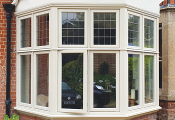 Stepped Back Recessed Edwardian Bay matching bay window