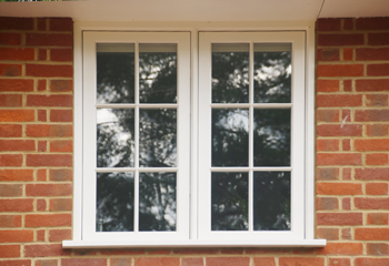 recessed, stepped back Edwardian Casement