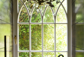 Gothic look casement internally
