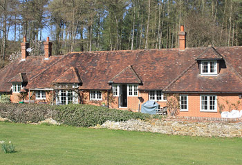 Replacement Flush timber windows and doors for this impressive farmhouse in Brockham, Surrey