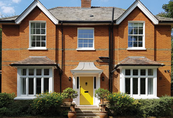 Replacement and Extension Slimline timber Sash windows and Doors for this Victorian Country home in Lurgashall, West Sussex