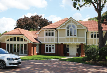 Flush Casement timber windows for this remodelling project in New England style in Leatherhead, Surrey