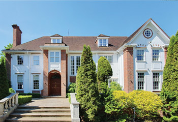 Slimline timber sash windows and French doors for this luxurious period mansion house in Kingswood, Surrey