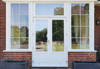 Double French Doors with clear glass