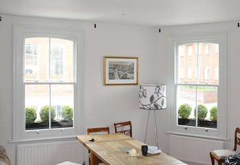 Slimline Victorian Sash Windows with Swept Heads