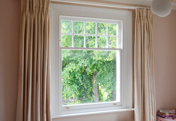 Unusual Split Edwardian Sash Window