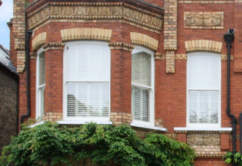 Slimline timber sash windows and doors for this elegant townhouse in Richmond