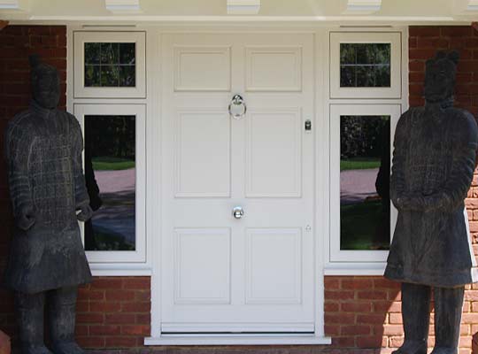 Timber Entrance Doors Security and Protection